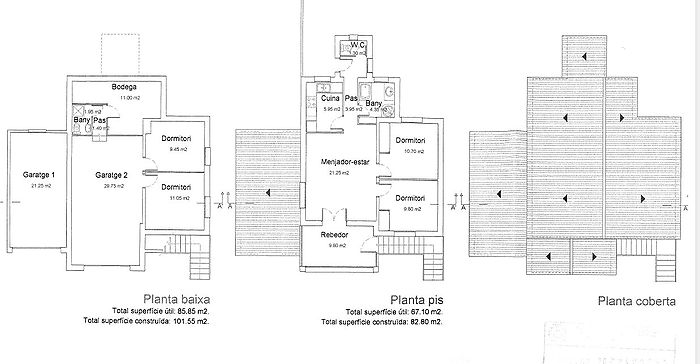 Gran casa individual en el sector del Puig Sec de L'Escala d'una superfície de 206m2 (153 m2 habitable)