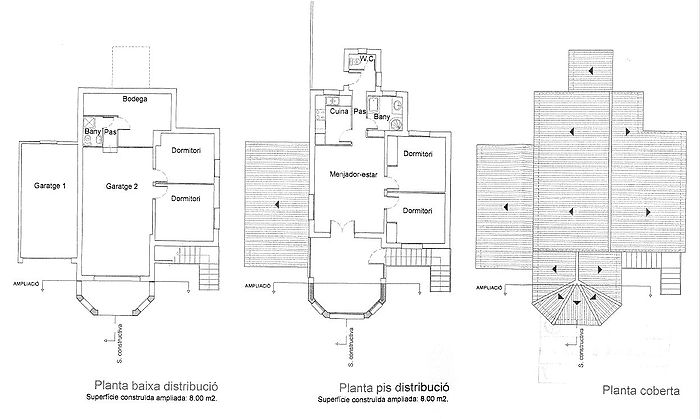 Gran casa individual en el sector del Puig Sec de L'Escala de una superficie de 206m2 (153 m2 habitable)