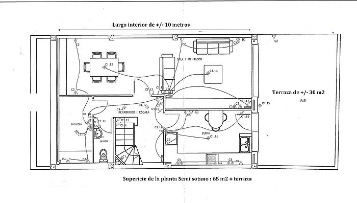 Large house of 184 m2 for sale in L'Escala, recent construction (2008).